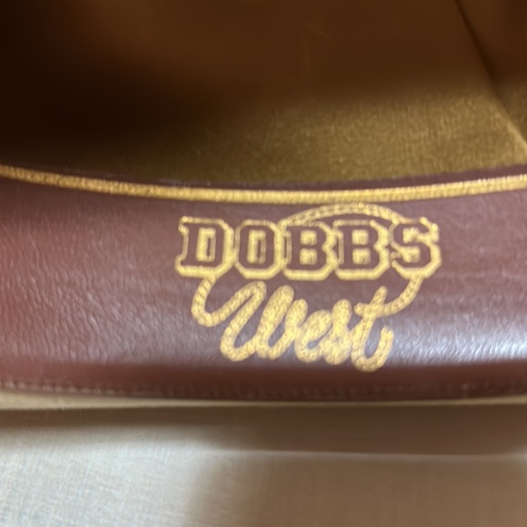 🤠👀DOBBS WEST vintage EMPIRE style western bull rider cattlemen hat fur felt.👀 - Picture 3 of 11